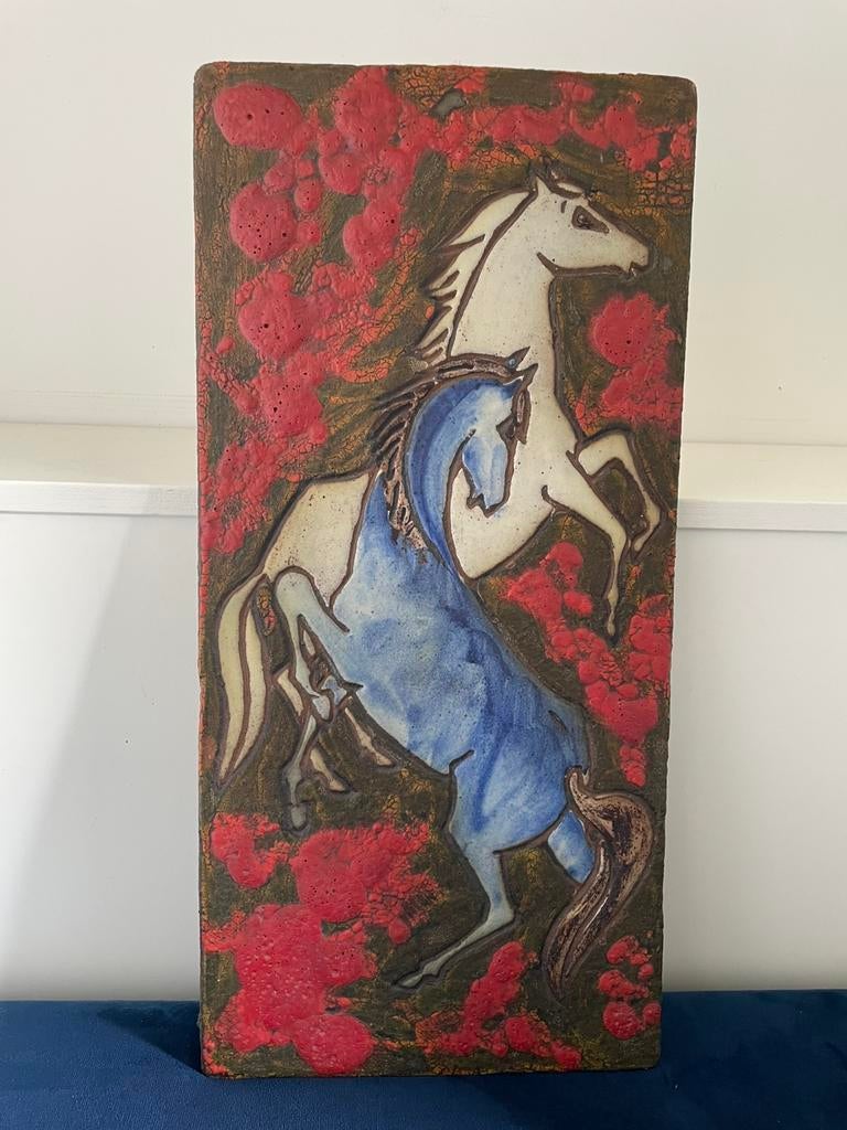 Zeldzame vintage RUSCHA KERAMIK wandplaat | 1950-1970, Ophalen