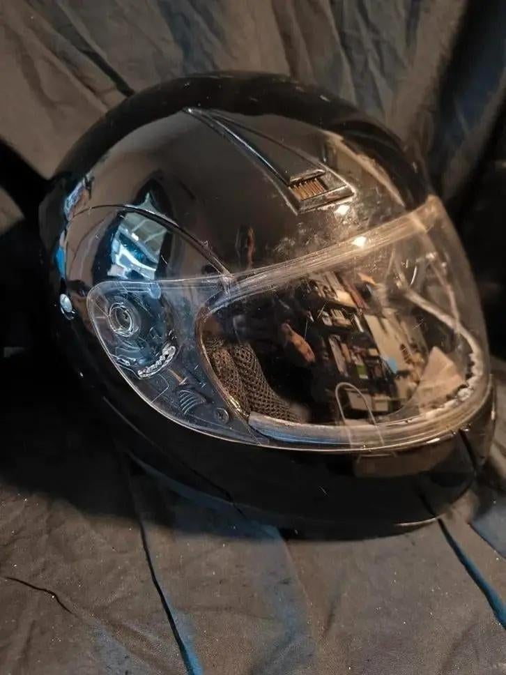 modulaire zwarte helm maat L, Ophalen of Verzenden, Tweedehands, Overige merken