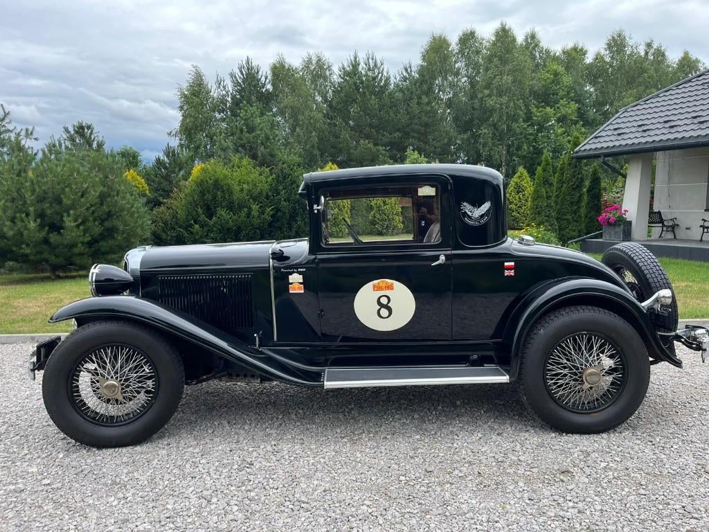 Hotrod Chrysler CM six Coupe, Auto's, Achterwielaandrijving, 157 pk, Zwart, Bruin