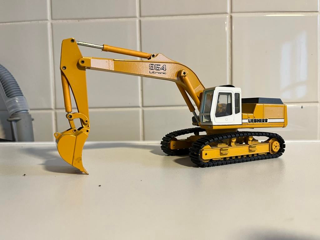 Liebherr 954 Litronic Graafmachine Model, Overige merken, 1:32 tot 1:50, Overige typen, Ophalen of Verzenden
