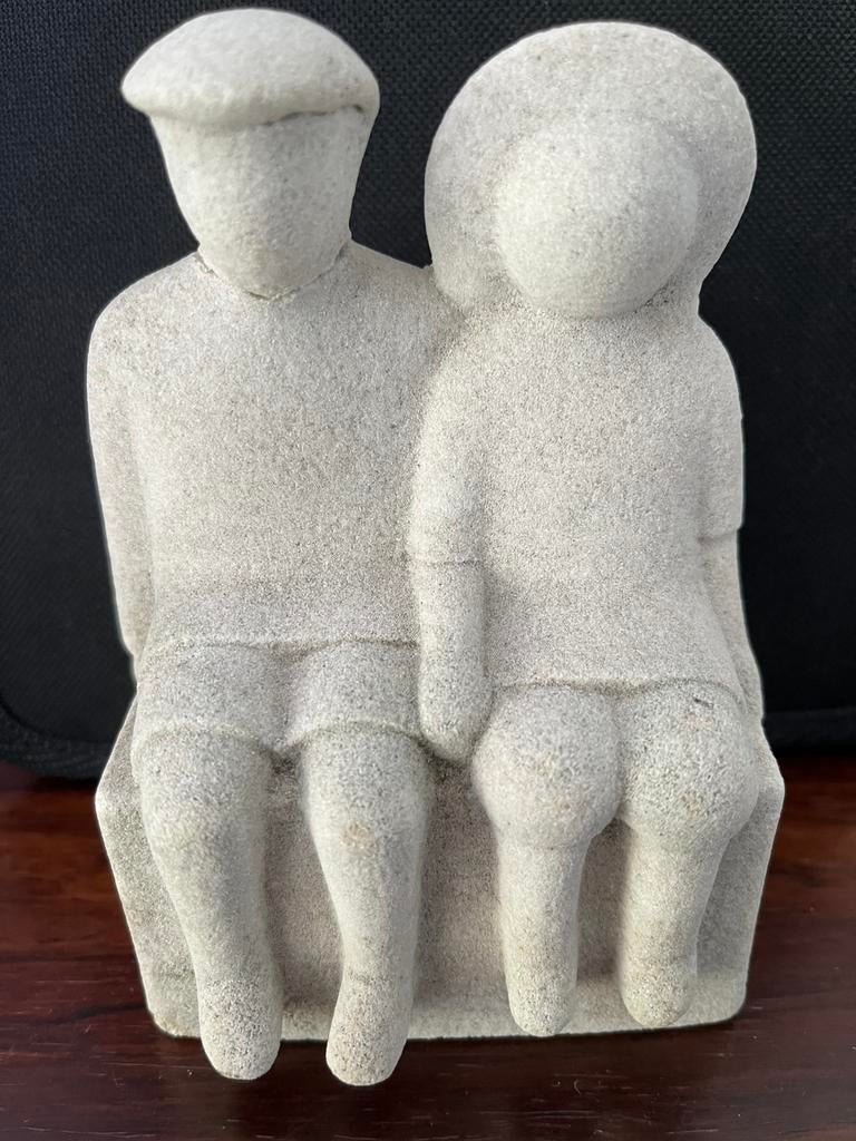 MARBEL STONE ART BELGIUM. —. SCULPTURE., Verzamelen, Beelden en Beeldjes, Ophalen of Verzenden, Zo goed als nieuw