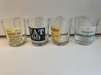 4 Whiskey glazen, Verzamelen, Ophalen of Verzenden, Zo goed als nieuw, Overige typen