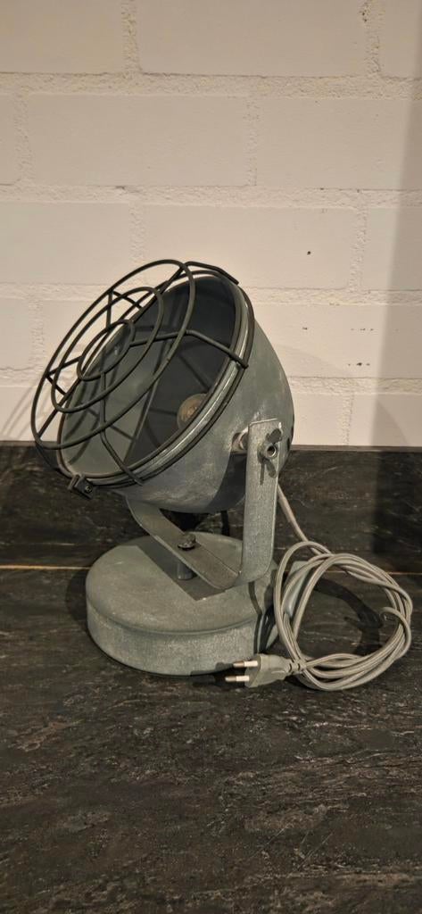 Tafellamp industrieel. Zo goed als nieuw!, Ophalen, Zo goed als nieuw, Metaal, Minder dan 50 cm