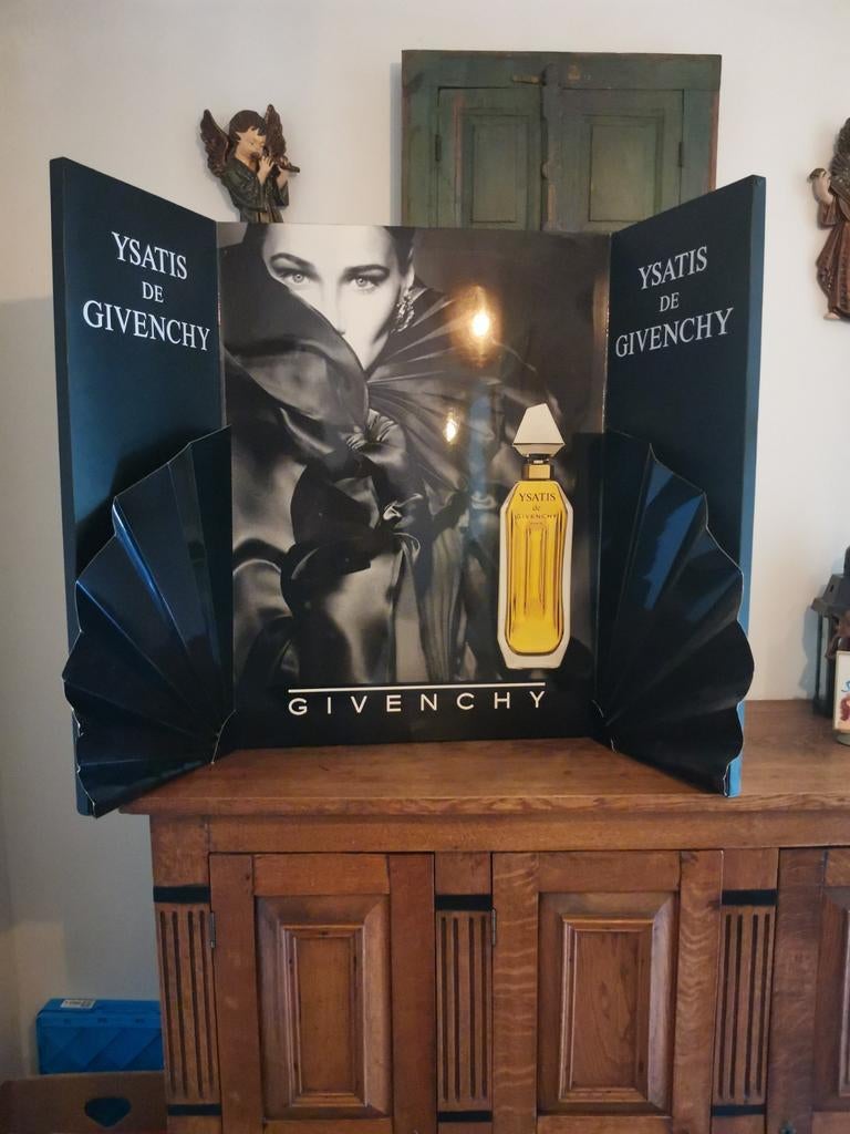 Vintage Givenchy Ysatis Reclame Display, Ophalen of Verzenden, Gebruikt, Reclamebord