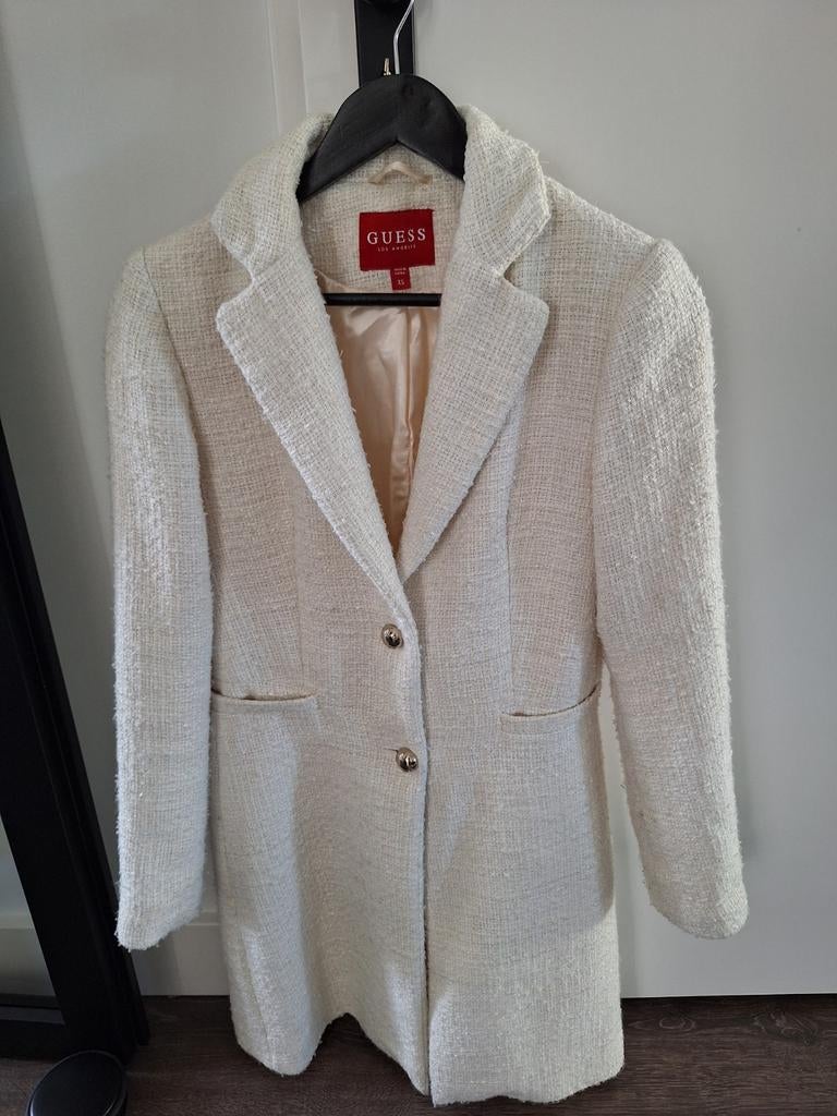 Guess zomerjas wit XS, Guess, Wit, Ophalen of Verzenden, Zo goed als nieuw