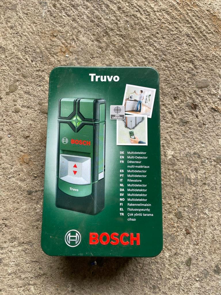Bosch Truvo Multidetector - Kabel- en objectdetector, Doe-het-zelf en Verbouw, Meetapparatuur, Ophalen of Verzenden, Zo goed als nieuw