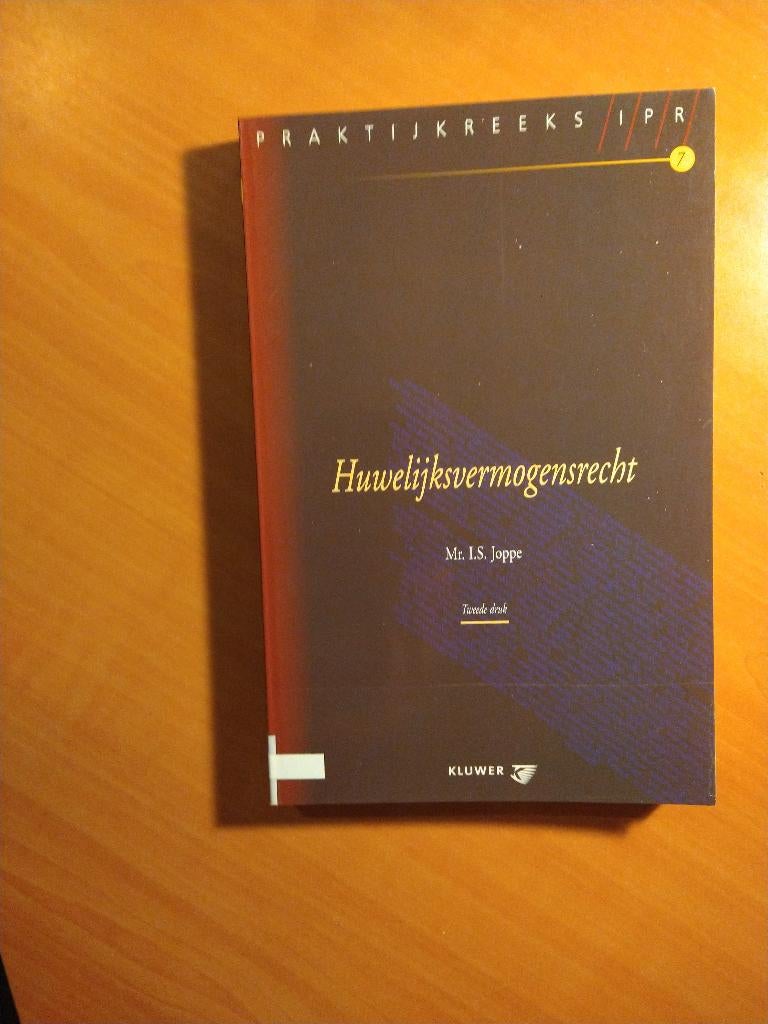 Joppe, mr. L.S. Huwelijksvermogensrecht., Ophalen of Verzenden, Zo goed als nieuw