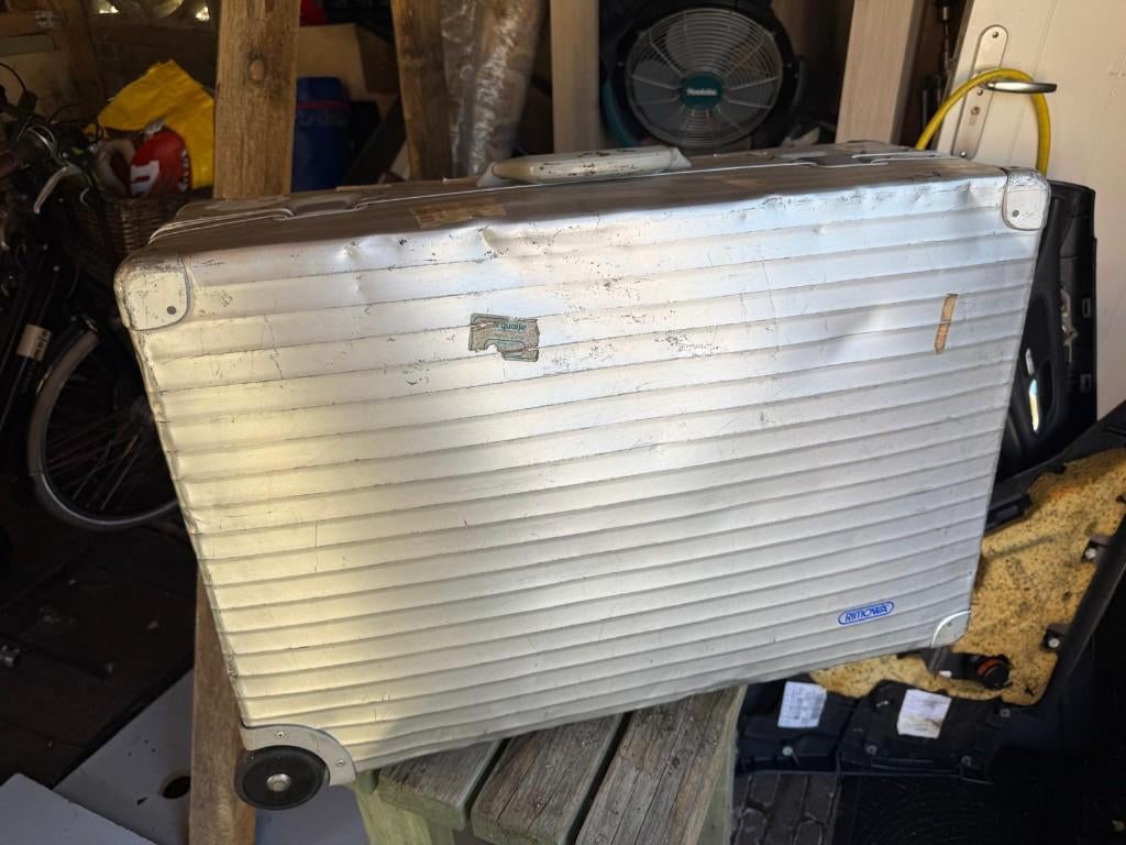 RIMOWA vintage koffer, Ophalen of Verzenden, Gebruikt, Leer, Minder dan 50 cm