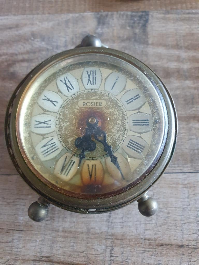 Rosier antiek klokje uit West Germany, Antiek en Kunst, Antiek | Klokken, Ophalen