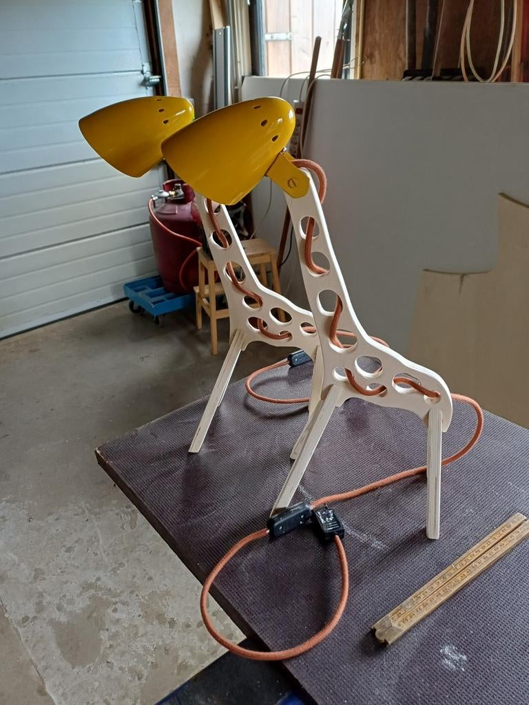 lampje , lampje giraflampje, Huis en Inrichting, Ophalen of Verzenden, Nieuw, Hout, Minder dan 50 cm