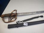 Sabel # 532 -Belgie - officier sabel met ketting, Verzenden, Landmacht, Overige gebieden, Zwaard of Sabel