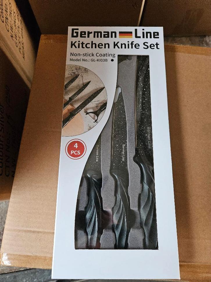 AANBIEDING!! 4 delig Messenset - NIEUW, Huis en Inrichting, Keuken | Bestek, Nieuw, Bestekset, Rvs of Chroom, Vaatwasserbestendig