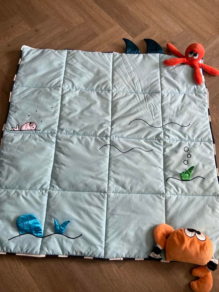 IKEA Speelkleed 114x114cm - Onderwaterwereld, Kinderen en Baby's, Ophalen of Verzenden, Gebruikt
