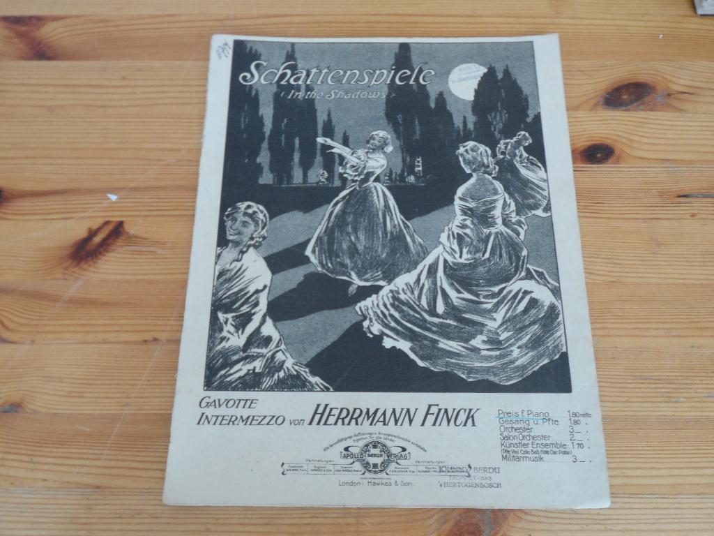 Schattenspiele / in the shadows  - hermann finck, Gebruikt, Ophalen of Verzenden, Artiest of Componist, Piano