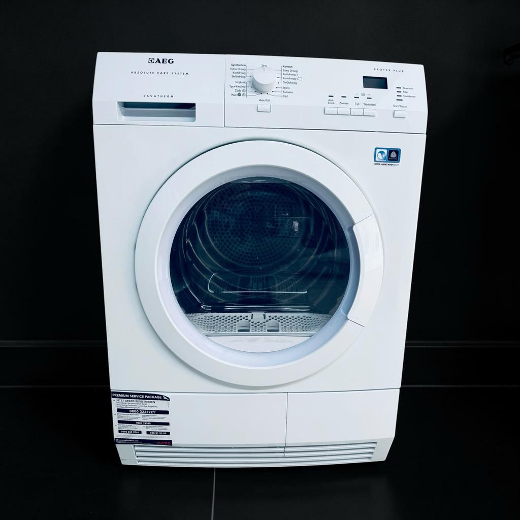 AEG Lavatherm 9Kg Warmtepompdroger Refurbished Energiezuinig, Witgoed en Apparatuur, Wasdrogers, Ophalen, Gebruikt, 8 tot 10 kg