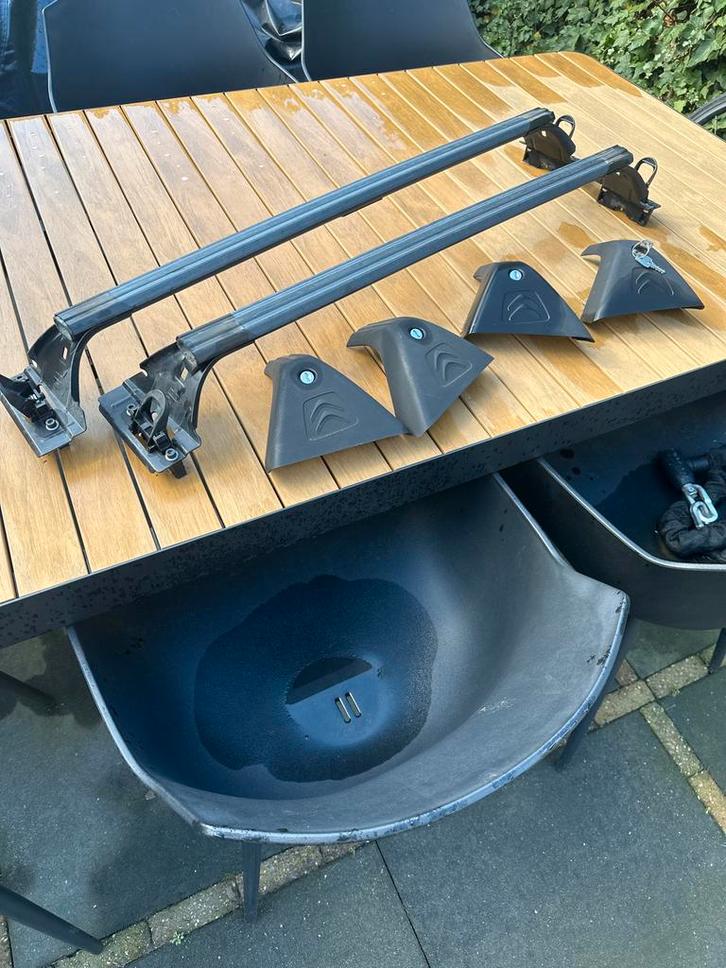 Citroën C3 2013 dakdragers met sleutels, Auto diversen, Dakdragers, Gebruikt, Ophalen