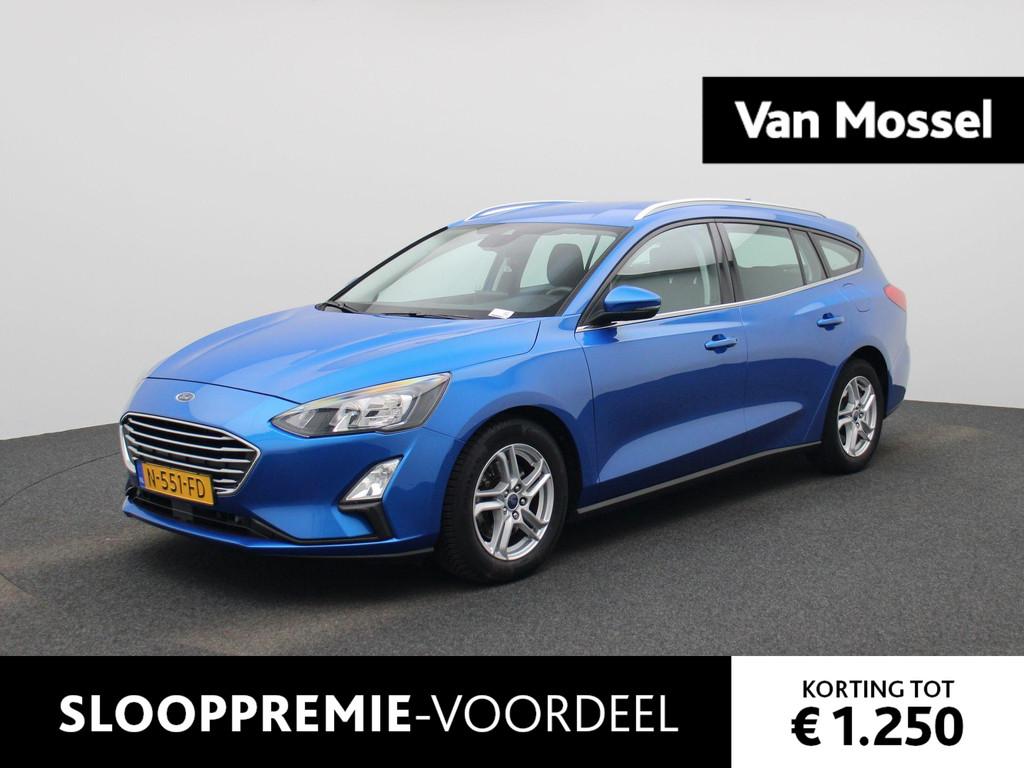 Ford Focus Wagon 1.0 EcoBoost Hybrid Trend Edition Business, 12 maanden, Gebruikt, Euro 6, Blauw