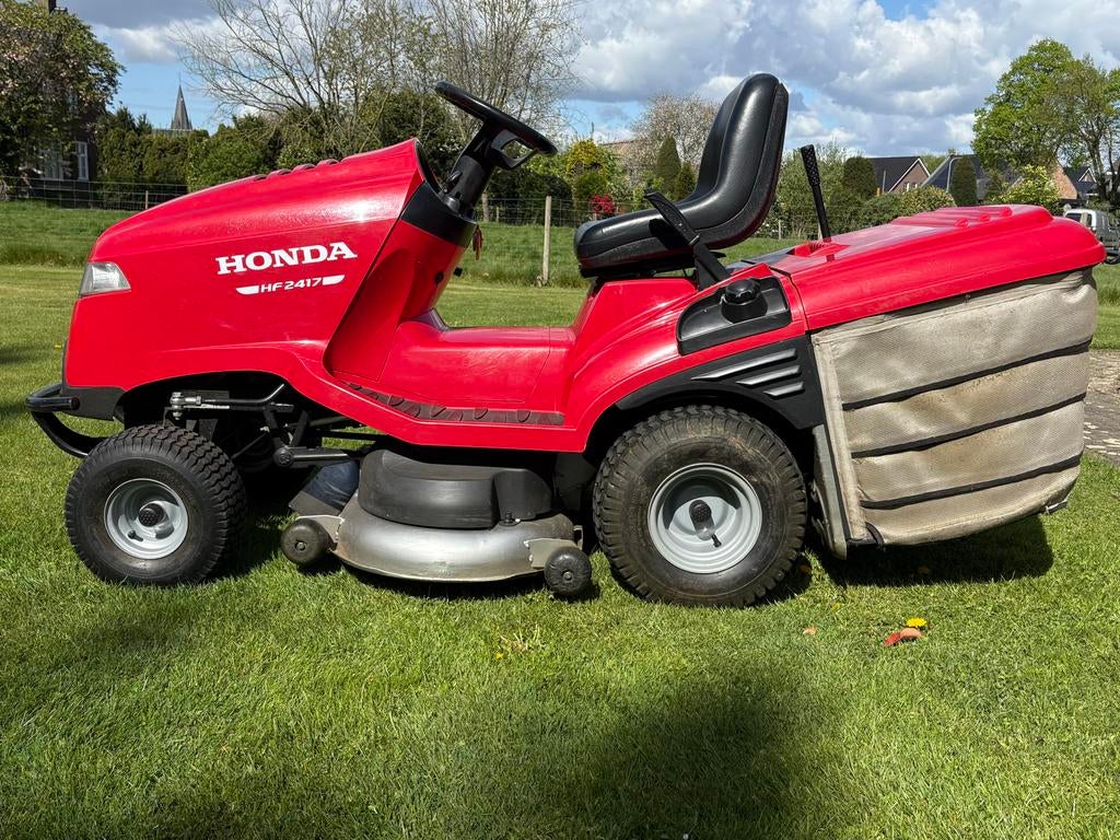 Honda HF 2417 Zitmaaier - Krachtig en Betrouwbaar, Tuin en Terras, Zitmaaiers, Ophalen, Gebruikt, Elektrische starter, 90 tot 120 cm