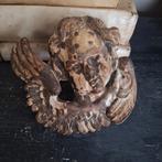 Schattig Engelenhoofdje hout, Ophalen of Verzenden