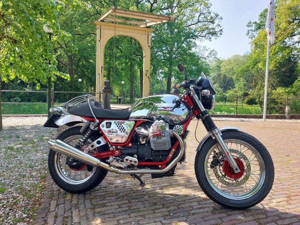 Moto Guzzi V7 Racer Custom, Motoren, 2 cilinders, Particulier, Overig, 12 t/m 35 kW