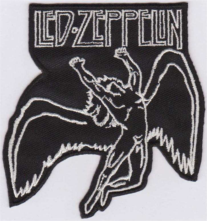 Led Zeppelin stoffen opstrijk patch embleem #3, Verzamelen, Muziek, Artiesten en Beroemdheden, Nieuw, Kleding, Ophalen of Verzenden