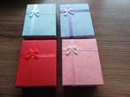 4 sieraden kado doosjes, Ophalen of Verzenden, Nieuw