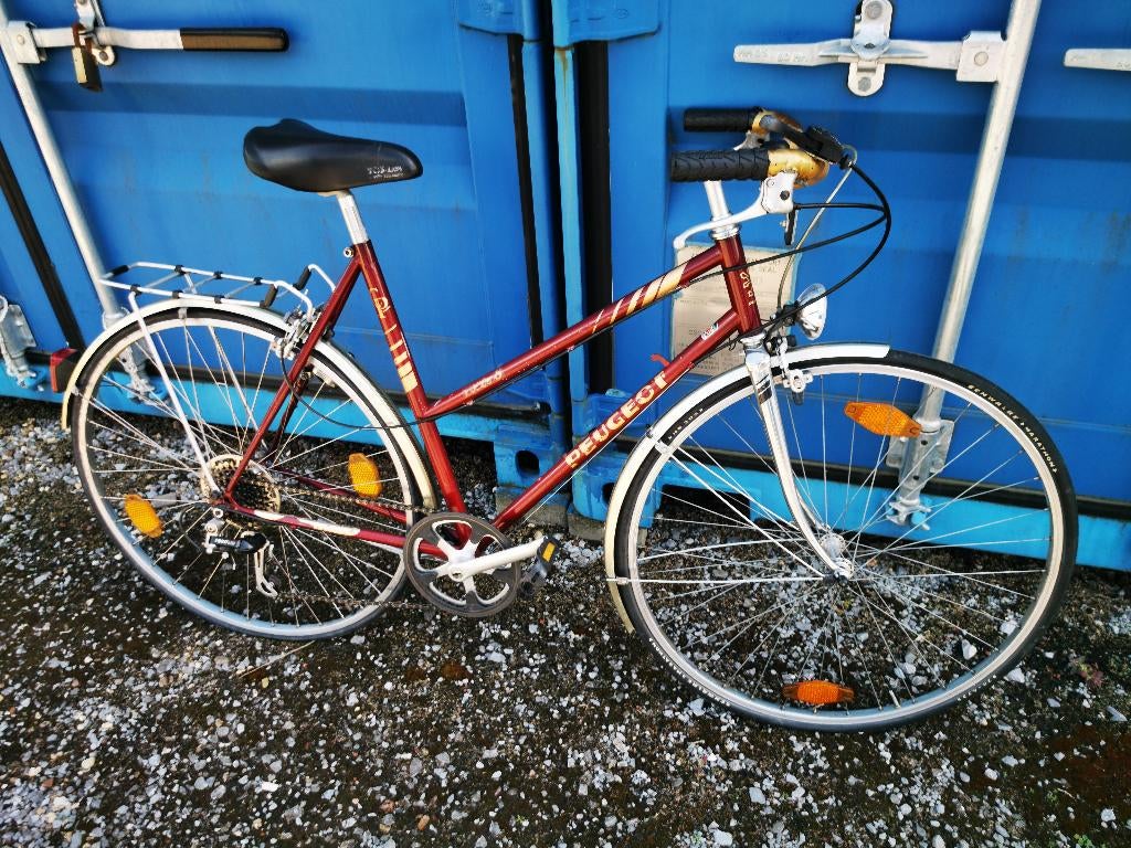Peugeot Force 8 Vintage Fiets 1985, 28 inch, Velgrem, Zo goed als nieuw, Dames
