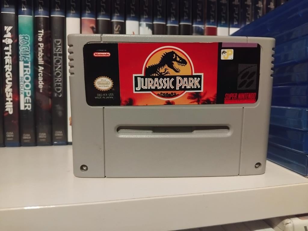 Snes jurassic park game, Spelcomputers en Games, Games | Nintendo Super NES, 1 speler, Ophalen of Verzenden, Avontuur en Actie