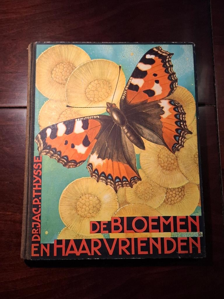 Plaatjesalbum Verkade - De bloemen en haar vrienden (1934), Ophalen of Verzenden, Gelezen, Jac. P. Thijsse, Plaatjesalbum