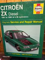 Haynes Werkplaatshandboek Citroën ZX Diesel (1991-1998), Ophalen of Verzenden, Gelezen, Citroën