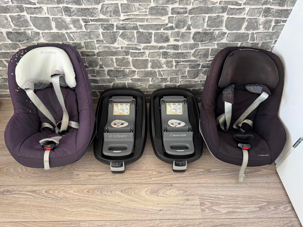 2 Maxi Cosi pearl met isofix 9 maanden tot 4 jaar, Ophalen, 9 t/m 18 kg, Zo goed als nieuw, Isofix