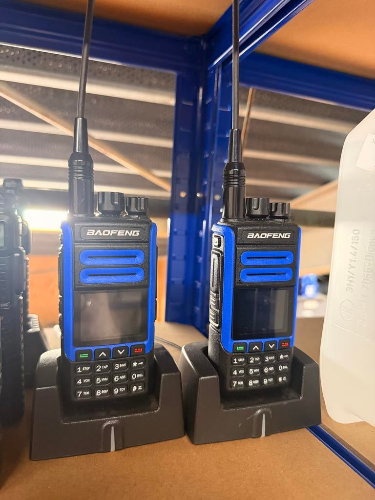 Baofeng portofoons met laders, Telecommunicatie, Ophalen of Verzenden, Gebruikt, Portofoon of Walkie-talkie