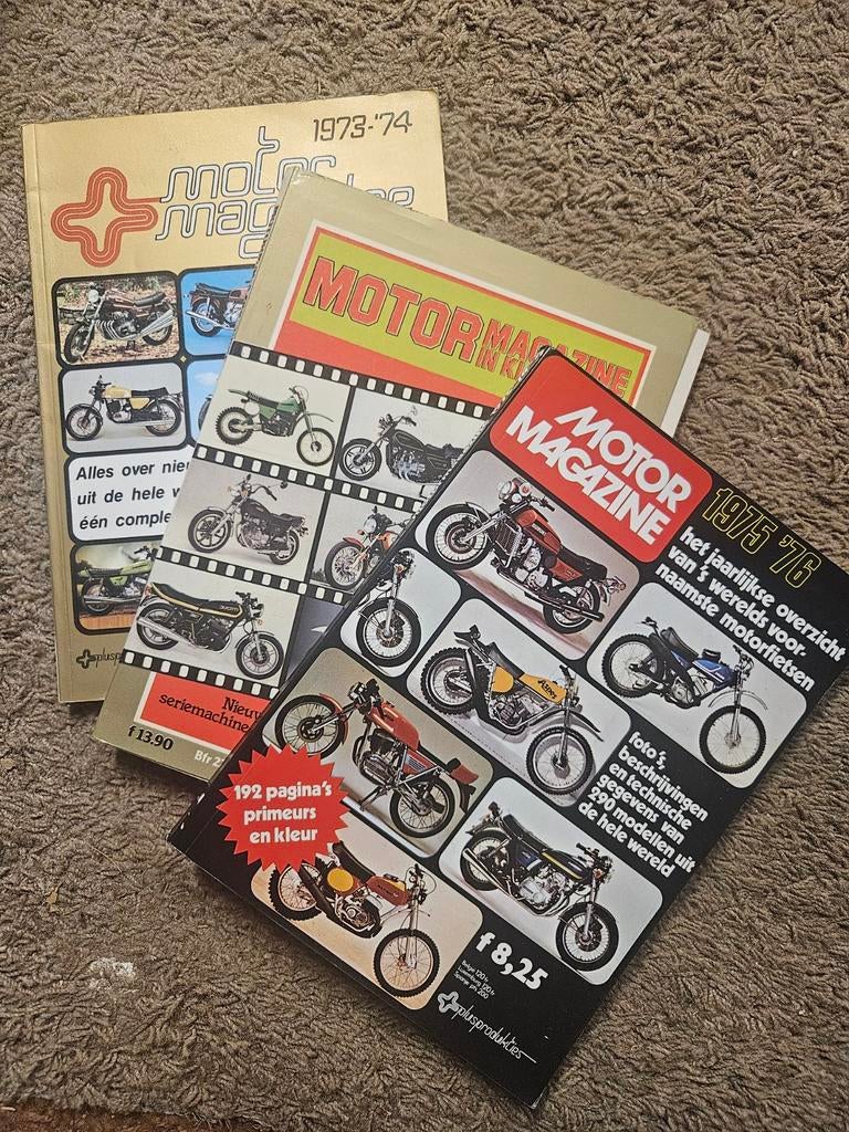 Vintage Motormagazine & Zundapp brochures (1973-1976), Ophalen of Verzenden, Gelezen, Verschillende auteurs, Algemeen