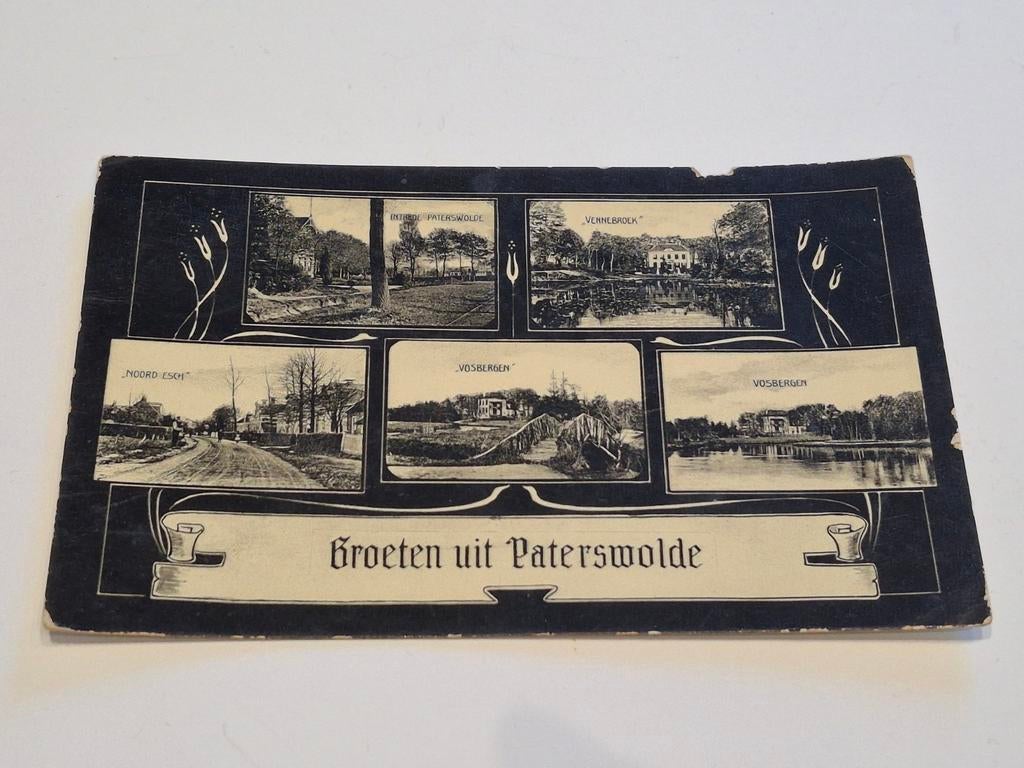 Ansichtkaart Paterswolde / Eelde Groningen, Verzamelen, Ansichtkaarten | Nederland, Ophalen of Verzenden, Gelopen, Groningen
