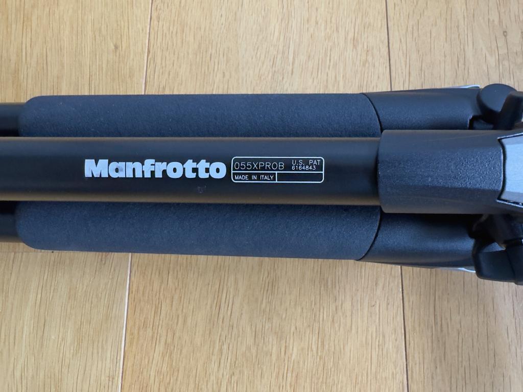 Professioneel Manfrotto 055XPROB statief + 804RC2 Kop, Audio, Tv en Foto, Fotografie | Statieven en Balhoofden, Ophalen, Gebruikt