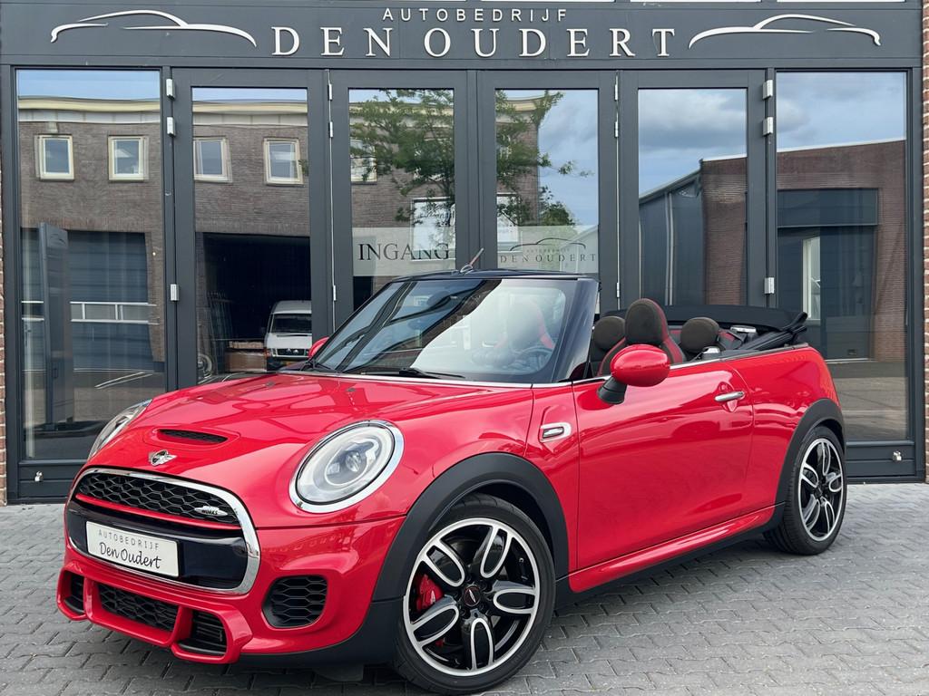 MINI Cabrio 2.0 John Cooper Works Chili NAVI/LED/CAMERA, Auto's, Mini, Bedrijf, Te koop, Cabrio, ABS, Achteruitrijcamera, Airbags