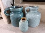 Set van 3 decoratieve vazen/kruiken Brynxz in blauwtinten, Ophalen