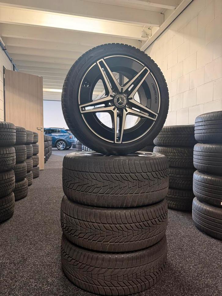Mercedes Benz C-Klasse Breedset Winterbanden, Auto-onderdelen, Banden en Velgen, Banden en Velgen, Winterbanden, 18 inch, 225 mm