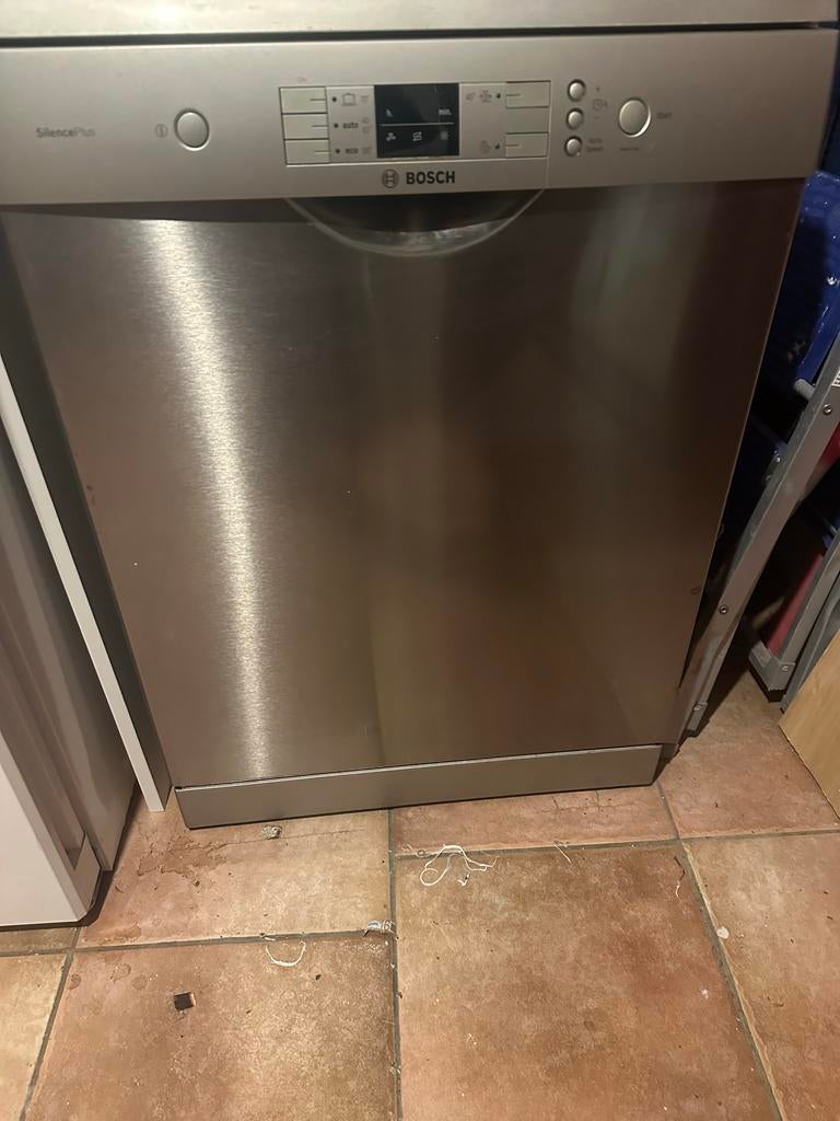 Vrijstaande Bosch Silence Plus Vaatwasser, Witgoed en Apparatuur, Gebruikt, 60 cm of meer, Eco programma, Ophalen of Verzenden