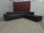 Modulaire Velours Hoekbank Antraciet/Zwart, Modulair Velours, Mijnsherenweg, Hoekbank, 300 cm of meer
