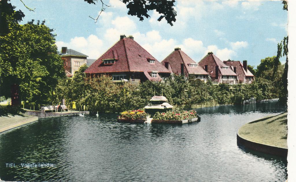 9825 Tiel, Vogeleilandje Bromo-Color, Ophalen of Verzenden, 1940 tot 1960, Gelderland