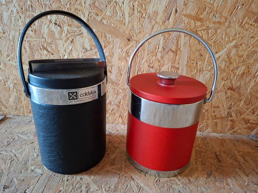 2 vintage ijsemmers , jaren 70 ijsemmer, Ophalen of Verzenden, Huis en Inrichting