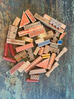 Oud bouwmateriaal antiek brocante hout blokjes Vero, Ophalen