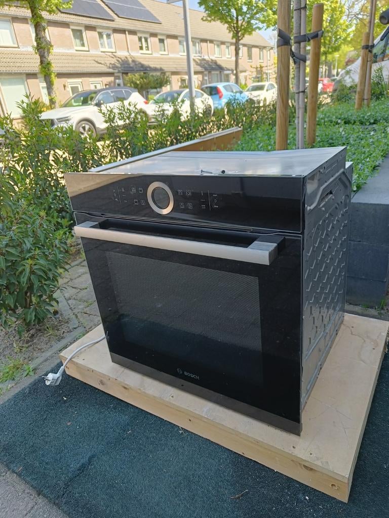 Oven Inbouw Bosch 60cm, Witgoed en Apparatuur, Ophalen, Gebruikt, 45 tot 60 cm