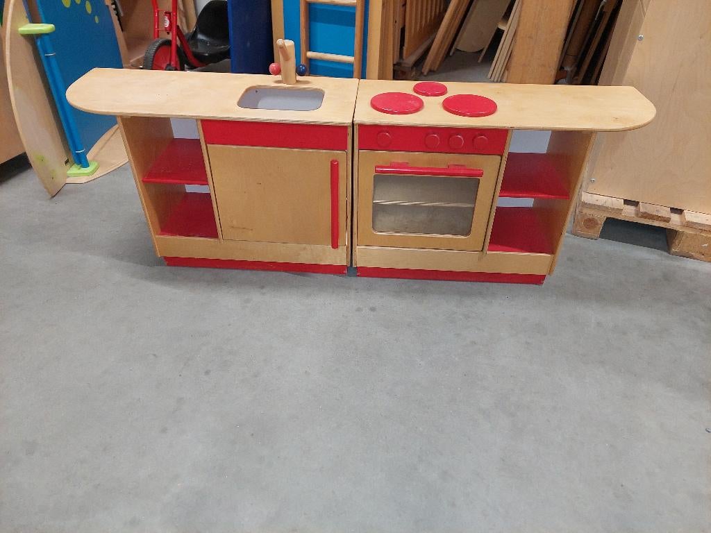 Nathan houten speelkeuken van De Rolf Groep / kookeiland, Ophalen, Zo goed als nieuw, Hout, Speelkeuken