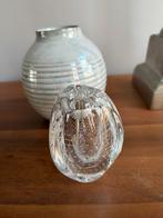 Beukenootje vaasje en 2x asbak Floris Meydam Leerdam., Ophalen of Verzenden