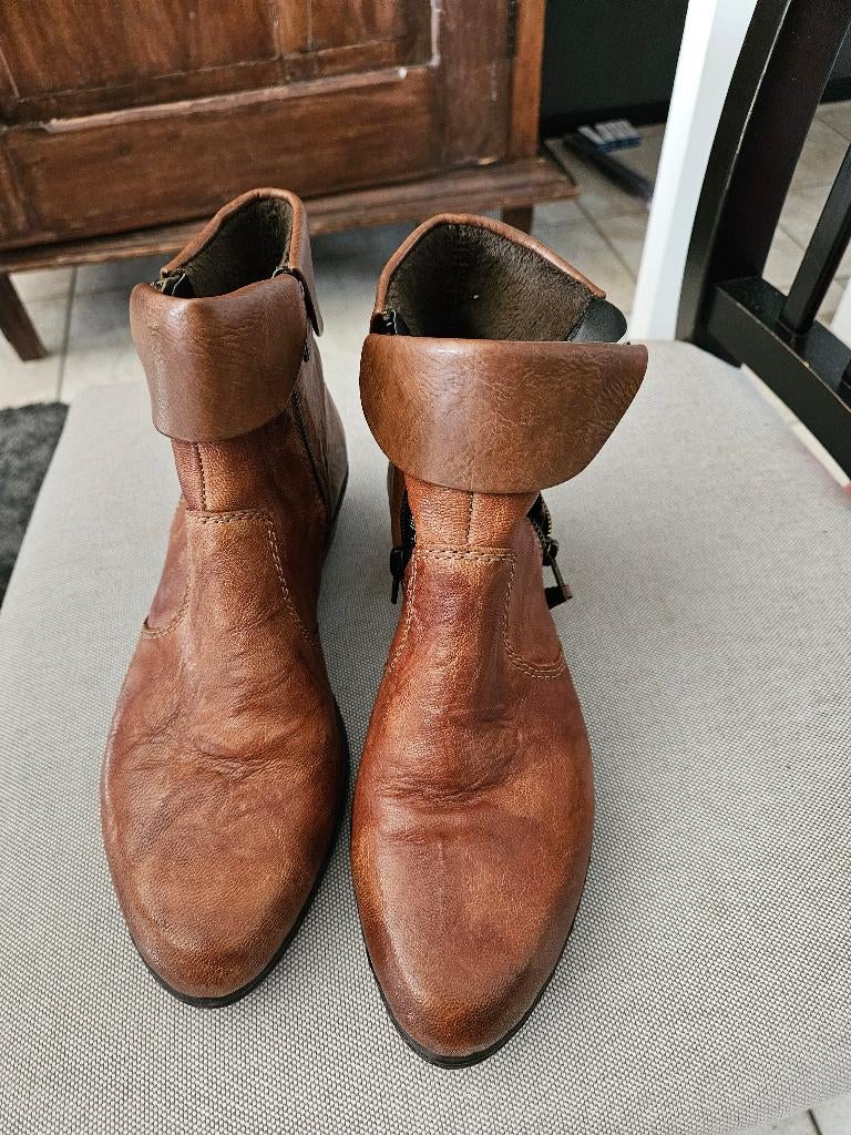 Rieker laarsjes, Ophalen, Zwart, Lage of Enkellaarzen, Zo goed als nieuw