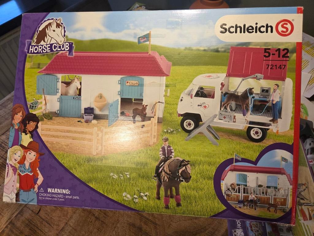 Schleich dierenarts met stal, Ophalen of Verzenden, Jongen of Meisje