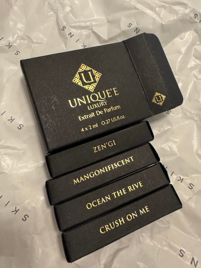 UNIQUE'E LUXURY Extrait De Parfum sampleset, Ophalen of Verzenden, Nieuw