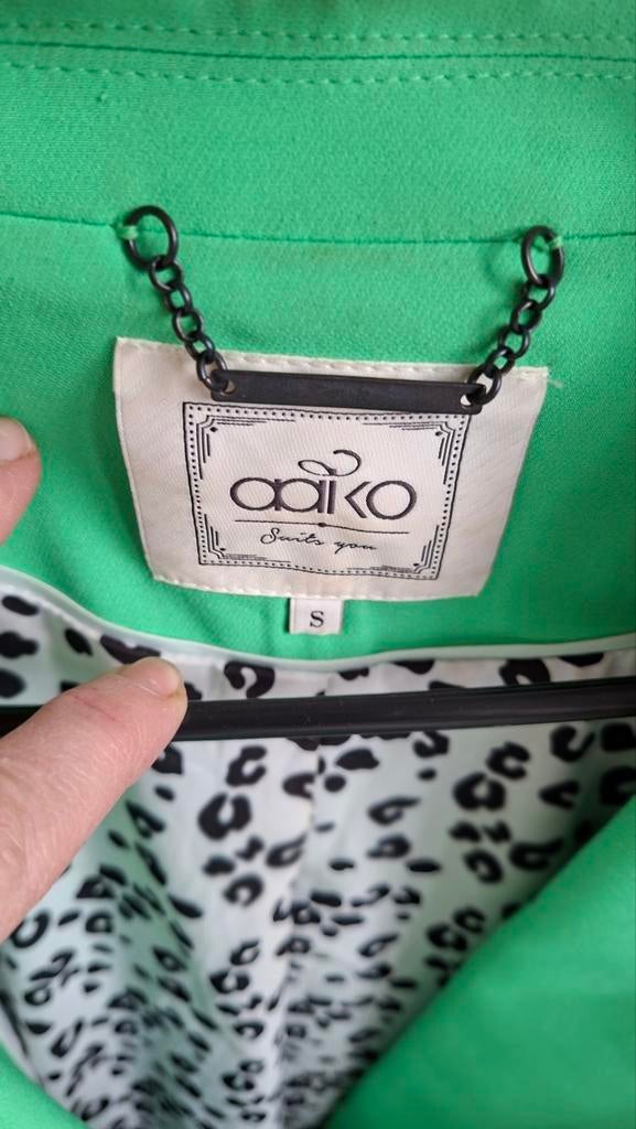 Groen jasje en broek van Aaiko, Ophalen of Verzenden